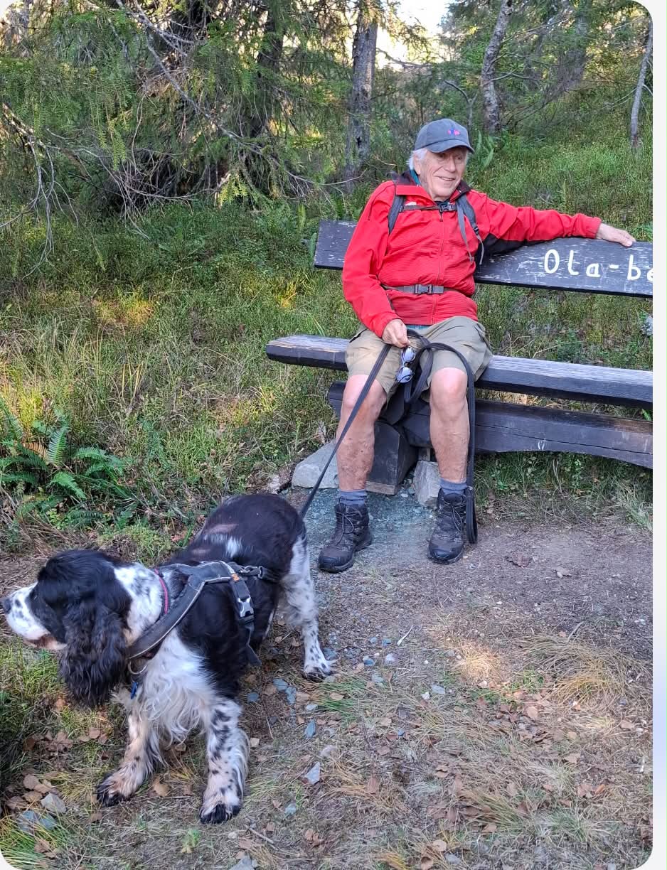 Perla 13,5 år har vært på en 8 km tur